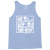 v3 eat sleep code Tank Top