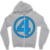 number 4 Zipper Hoodie