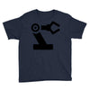 black robot Youth Tee