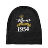 kings are born in 1954 Baby Beanies