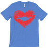 lip print heart T-Shirt
