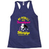 my pitbull is a sweetheart Racerback Tank