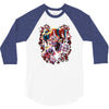 wicked jester skull 3/4 Sleeve Shirt