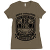 Things Better 1980 Age Approach Magnificent Ladies Fitted T-Shirt