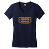 mortons steakhouse rib sirloin filet mignon Women's V-Neck T-Shirt