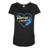 happy feet Maternity Scoop Neck T-shirt