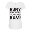 run rum Maternity Scoop Neck T-shirt