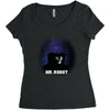 Mr Robot Women's Triblend Scoop T-shirt