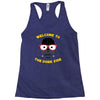 wellcome to the dork side Racerback Tank