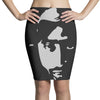 airbrushed stencil Pencil Skirts