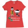 pinkman and the heisenbrain Ladies Fitted T-Shirt