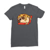 pizza pug Ladies Fitted T-Shirt