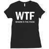 where's the food Ladies Fitted T-Shirt