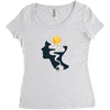 Night Think Women's Triblend Scoop T-shirt