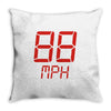 back to the future movie inspired tshirt Throw Pillow