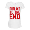 outlaws to the end 2 Maternity Scoop Neck T-shirt