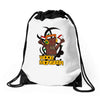 wood monster Drawstring Bags