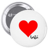Besties Heart Family Matching Pin-back button