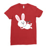 gym rabbit Ladies Fitted T-Shirt