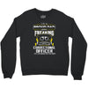 proud dad freaking Crewneck Sweatshirt