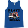 plays with trucks family matching Tank Top