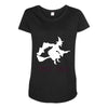 witch halloween fancy Maternity Scoop Neck T-shirt