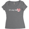 its My Heart Women's Triblend Scoop T-shirt