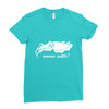 cuttle m productsquare Ladies Fitted T-Shirt