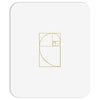 golden spiral Mousepad