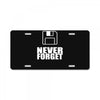 never forget 3.5 floppies License Plate