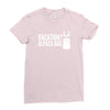 vacation alpaca bag animal humor funny Ladies Fitted T-Shirt