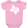 home texas outline Baby Bodysuit