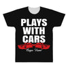 Plays With Cars All Over Men's T-shirt