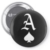 ace of spades (2) Pin-back button
