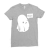 boo (2) Ladies Fitted T-Shirt