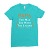papa the man the myth the legend Ladies Fitted T-Shirt