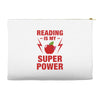 Reading Is My Superpower Accessory Pouches