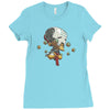 overwatch zenyatta cute spray Ladies Fitted T-Shirt