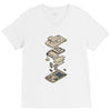 gameboy breakdown V-Neck Tee
