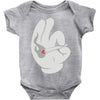 mickey mouse high pop Baby Onesie