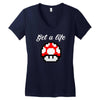 get a life Women's V-Neck T-Shirt