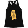 the floor is lava Racerback Tank