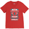 Never Underestimate the Strength of a Ovarian Cancer Warrior V-Neck Tee