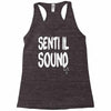 senti il sound marco mengoni Racerback Tank