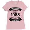 Premium Vintage  1988 Ladies Fitted T-Shirt