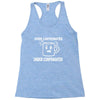 over caffeine Racerback Tank