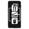 v2 eat sleep computer mouse Samsung Galaxy S7 Case