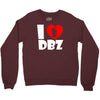 i love dbz  fun  super saiyajin piccolo vegeta dragonball son goku Crewneck Sweatshirt