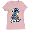 walt smash! Ladies Fitted T-Shirt