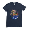 world animal Ladies Fitted T-Shirt
